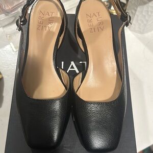 Naturalizer Black Leather Heels